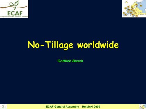 no tillage worldwide.pdf - European Conservation Agriculture ...