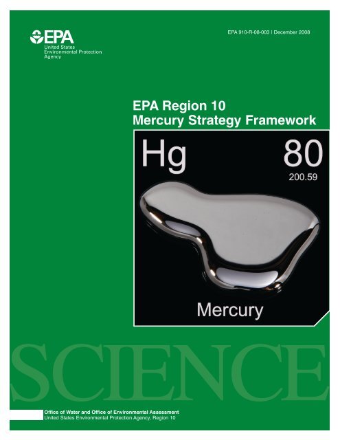 EPA Region 10 Mercury Strategy Framework - Environmental ...