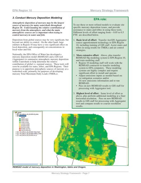 EPA Region 10 Mercury Strategy Framework - Environmental ...