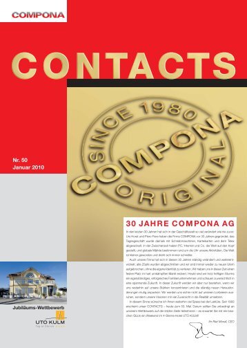 Vers le CONTACTS 50 (PDF) - Compona AG