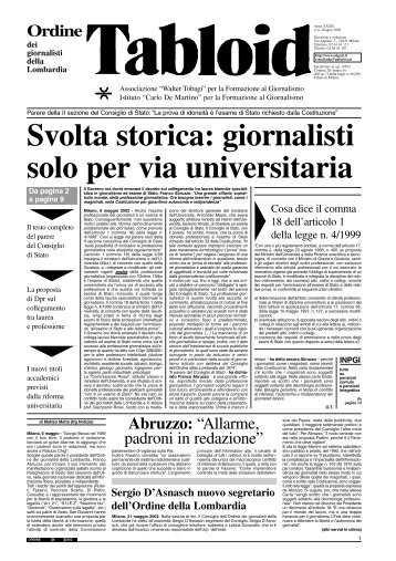 28 Ordine Giugno 2002 - Ordine dei Giornalisti