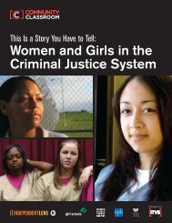 Women and Girls in the Criminal Justice System - ITVS