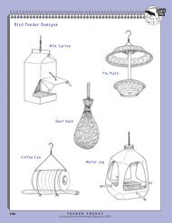 Pages 132-133 - Bird Feeder Designs - Flying WILD