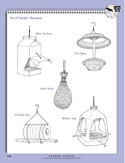 Pages 132-133 - Bird Feeder Designs - Flying WILD