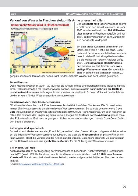 Flow-Wasser ist Leben ARBEITSHILFE - of materialserver.filmwerk ...