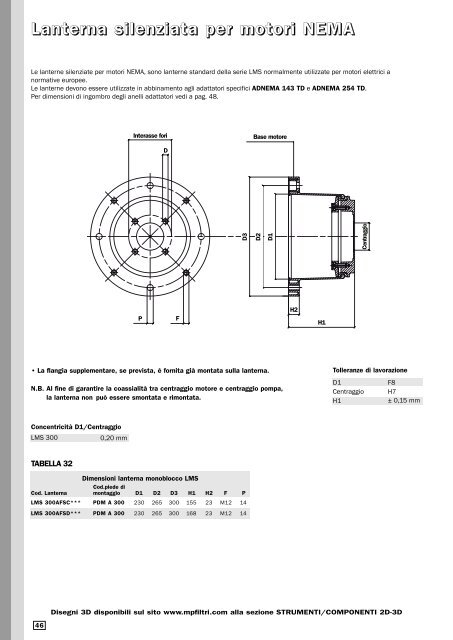 Componenti strutturali IT - MP Filtri