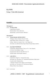 PRIMA LA MUSICA 2006 Programmteil Klavier - BurgenlÃ¤ndischen ...