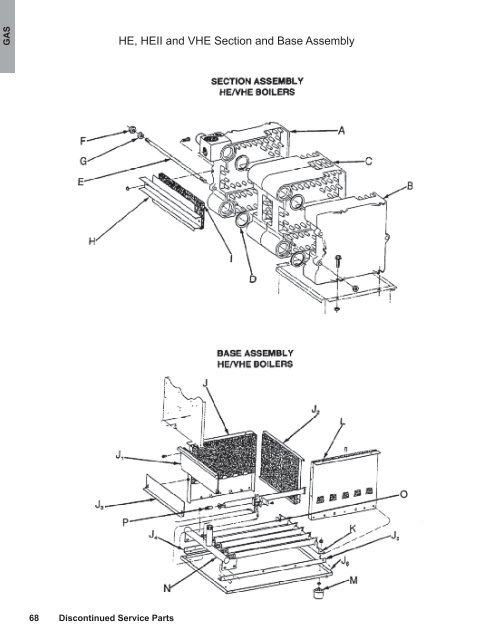 HE, HEII and VHE Section and Base Assembly - Weil-McLain