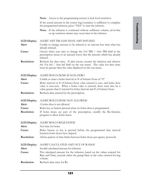 Curlin 4000 User Manual - Med-E-Quip Locators