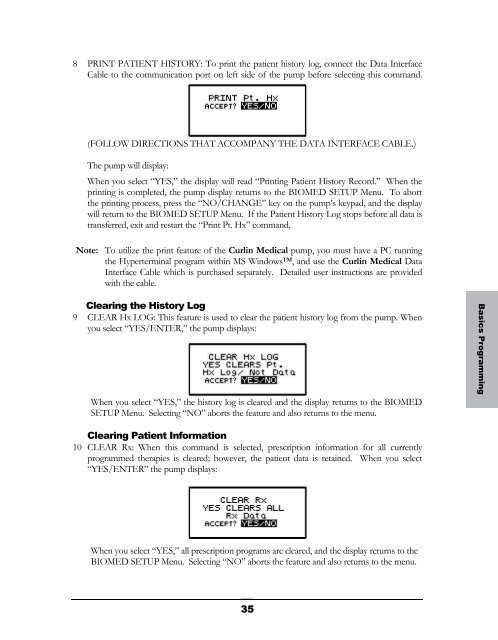 Curlin 4000 User Manual - Med-E-Quip Locators