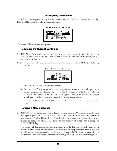 Curlin 4000 User Manual - Med-E-Quip Locators