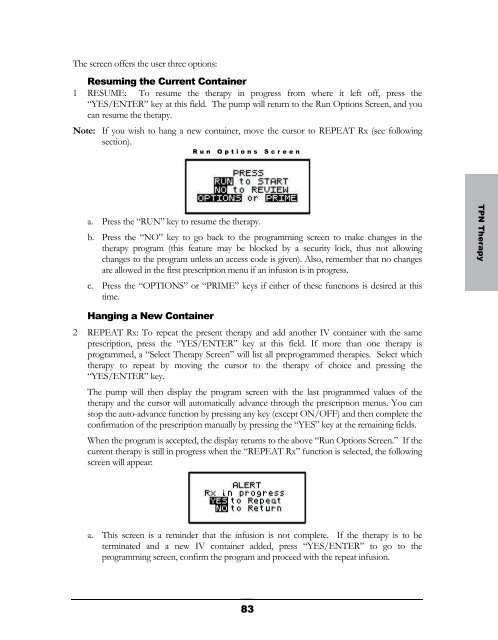 Curlin 4000 User Manual - Med-E-Quip Locators