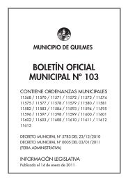 BOLETÃN OFICIAL MUNICIPAL NÂº 103 - Quilmes