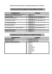 Listado de Productos Eléctricos Certificados (Empresas y ... - Cesmec