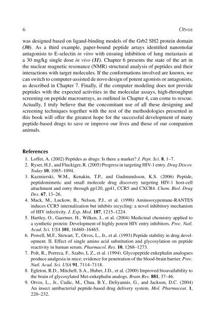 Peptide-Based Drug Design