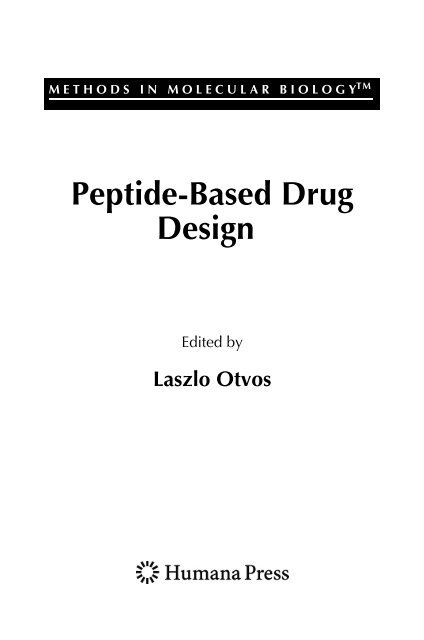 Peptide-Based Drug Design