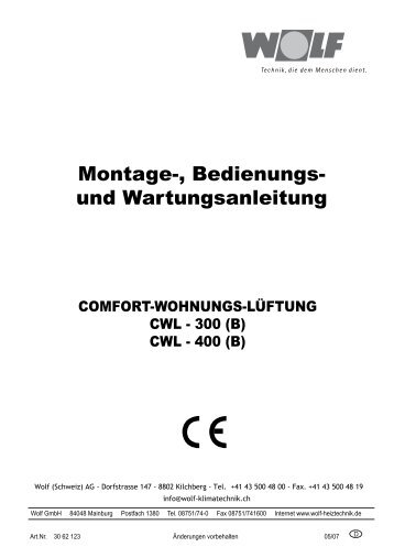 eu - konformitätserklärung - Wolf (Schweiz) AG