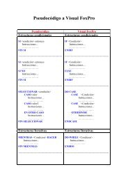 PseudocÃ³digo a Visual FoxPro - foxeando