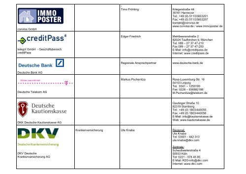 IVD Kooperationspartner - IVD Mitte Ost