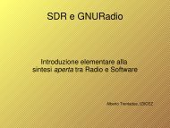 SDR e GNURadio - ARI Roma