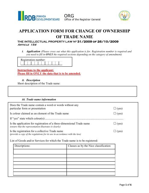 Changing the Primary Applicant During Application Registration