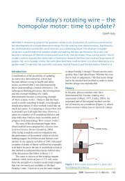 Faraday's rotating wire â the homopolar motor: time to update?