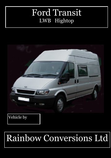 ford transit (Read-Only) - Rainbow Conversions Ltd