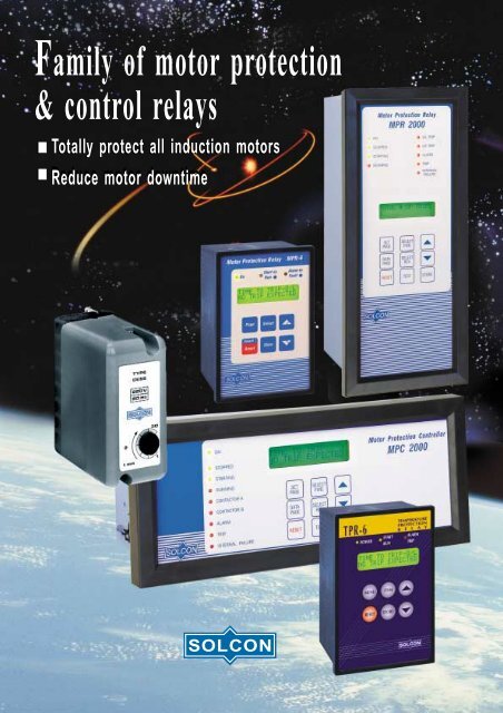 Family of motor protection & control relays