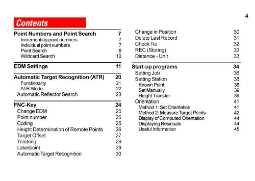 Leica TPS700 Series Field Manual - Surveying Equipment