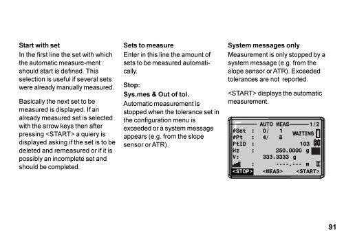 Leica TPS700 Series Field Manual - Surveying Equipment