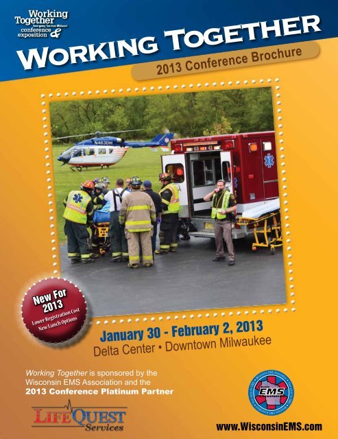 2013 Conference Brochure - Wisconsin EMS Association