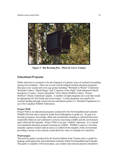 Habitat Conservation Plan Habitat Conservation Plan for the Town ...