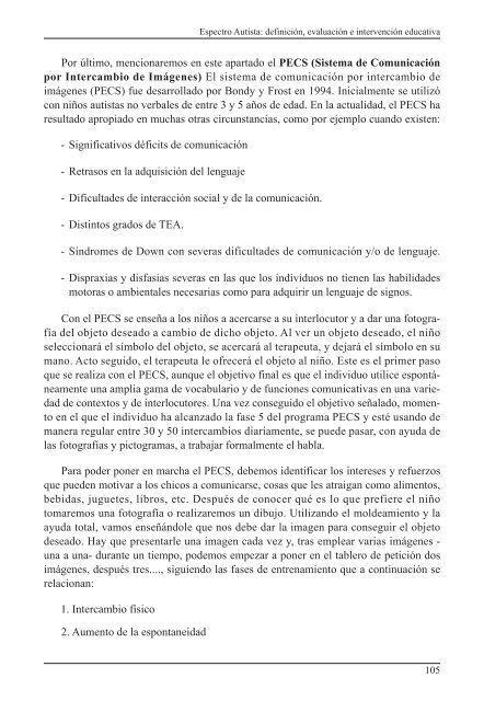 Espectro Autista: definición, evaluación e intervención educativa