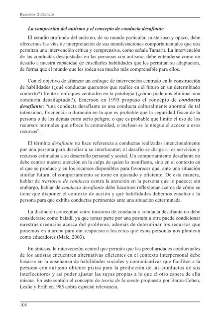 Espectro Autista: definición, evaluación e intervención educativa