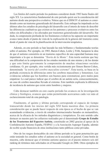 Espectro Autista: definición, evaluación e intervención educativa