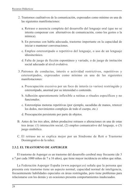 Espectro Autista: definición, evaluación e intervención educativa