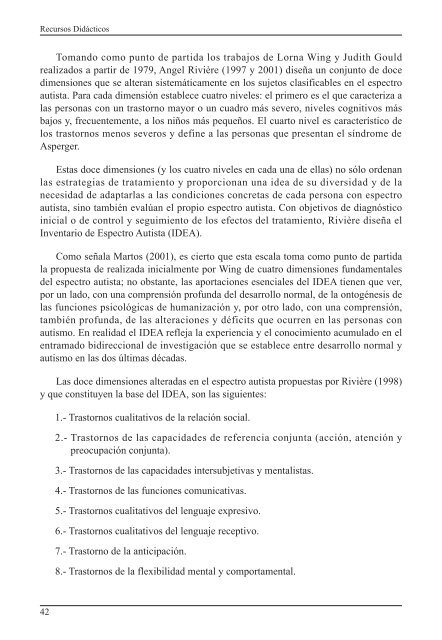 Espectro Autista: definición, evaluación e intervención educativa