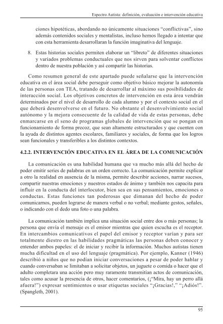 Espectro Autista: definición, evaluación e intervención educativa