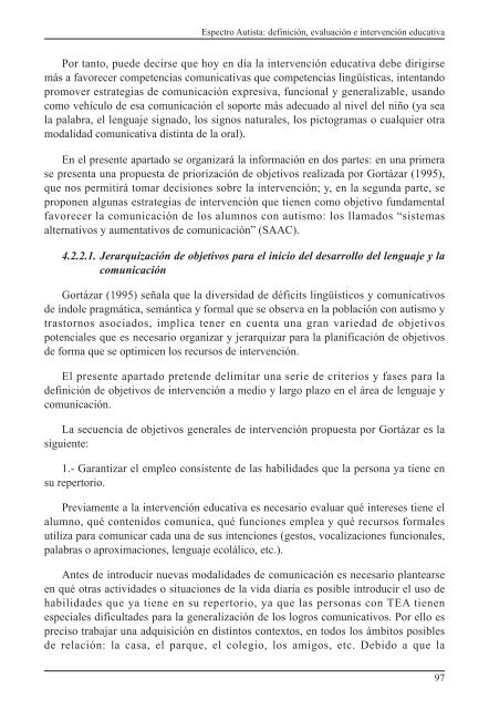 Espectro Autista: definición, evaluación e intervención educativa