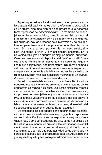 262 GiorGio AGAmben Aquel