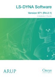 LS-DYNA Environment Version 10.2 - Oasys Software