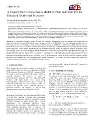 A Coupled Flow-Geomechanics Model for Fluid and ... - OnePetro