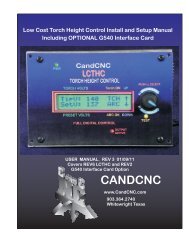 Low Cost Torch Height Control Install and Setup . - CandCNC