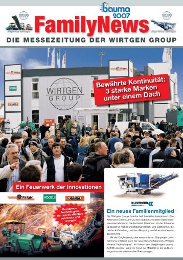 Family News - Wirtgen Zwickau