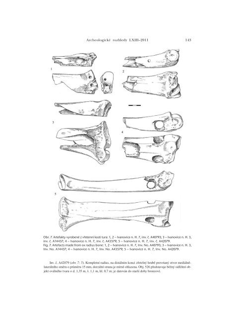 Archeologické rozhledy 2011 - Archeologický ústav AV ČR