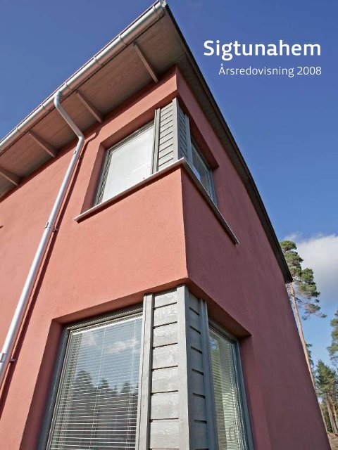 Sigtunahem Ãrsredovisning 2008.pdf