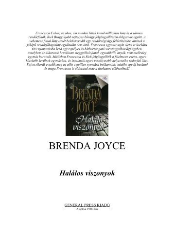 Brenda Joyce-Halalos sorozat 3 - Halalos viszonyok