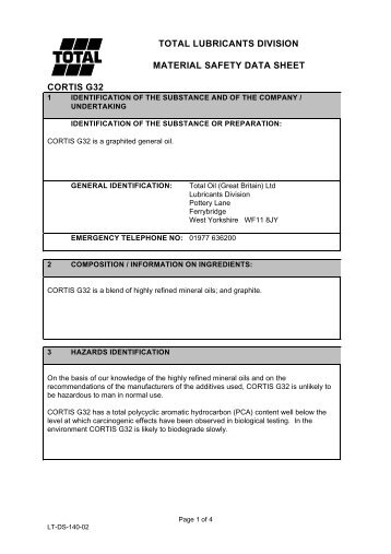 Cortis G32 - LT-DS-140-02.pdf - lubes-online.co.uk