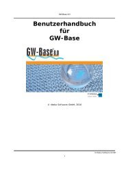 Handbuch GW-Base Ã‚Â® 8.0 inkl. aller Module - ribeka GmbH