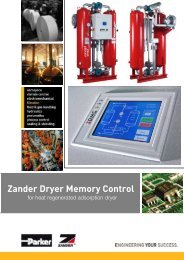 Zander Dryer Memory Control - Air Bonaita